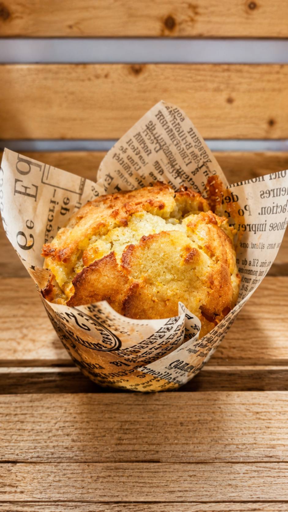 Muffin orange et chocolat blanc